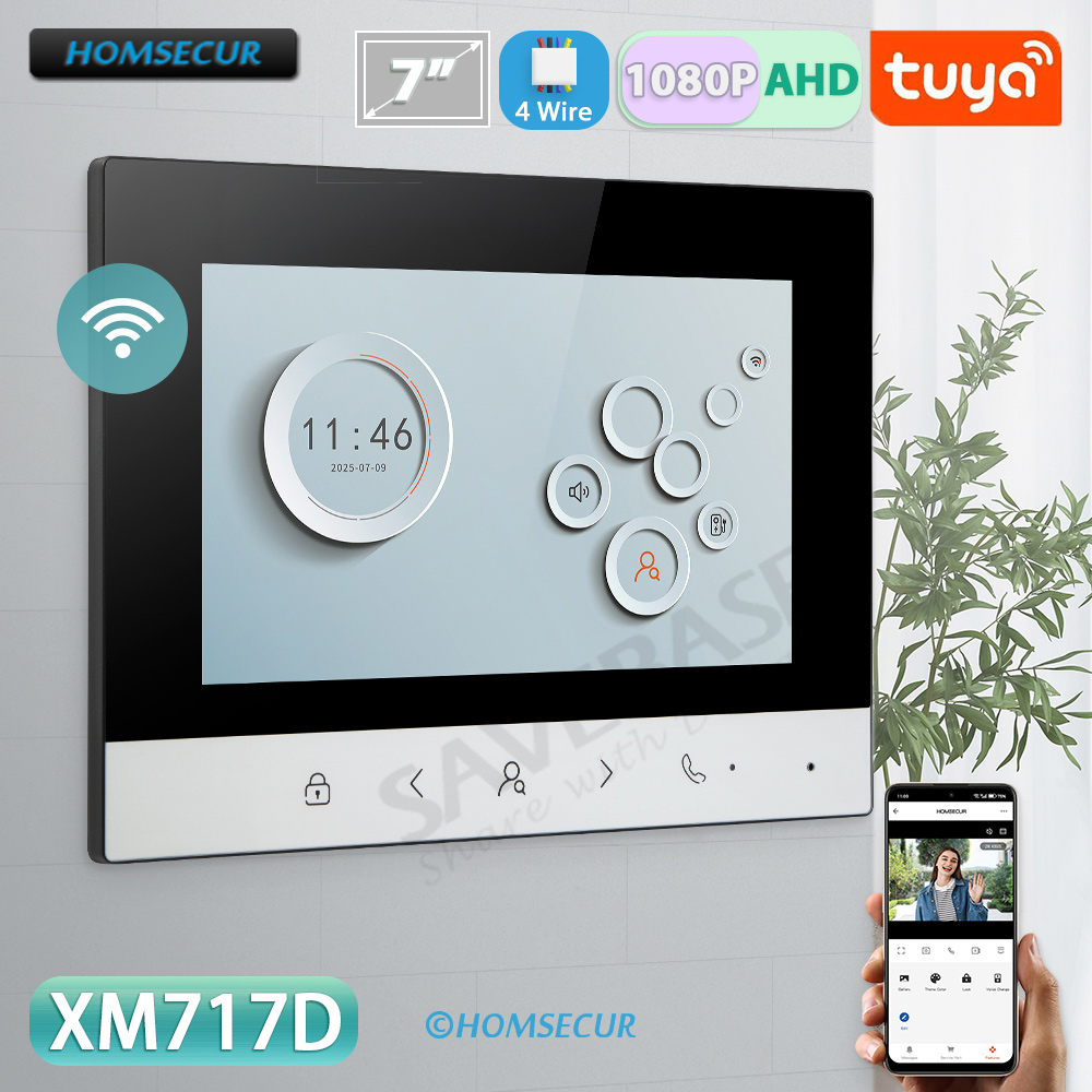 Smart Doorbell Wired - Tuya Smart WIFI Binnenmonitor 7