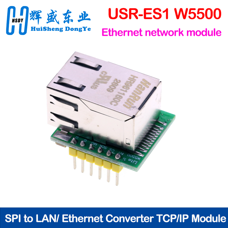Ethernet Module W5500 - USR-ES1 W5500 Ethernet-netwerkmodule Hardware SPI naar