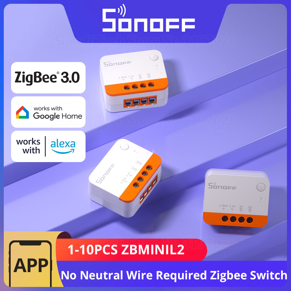 Sonoff Basic Switch - 1-10PCS SONOFF ZBMINIL2 Zigbee 3.0 Geen