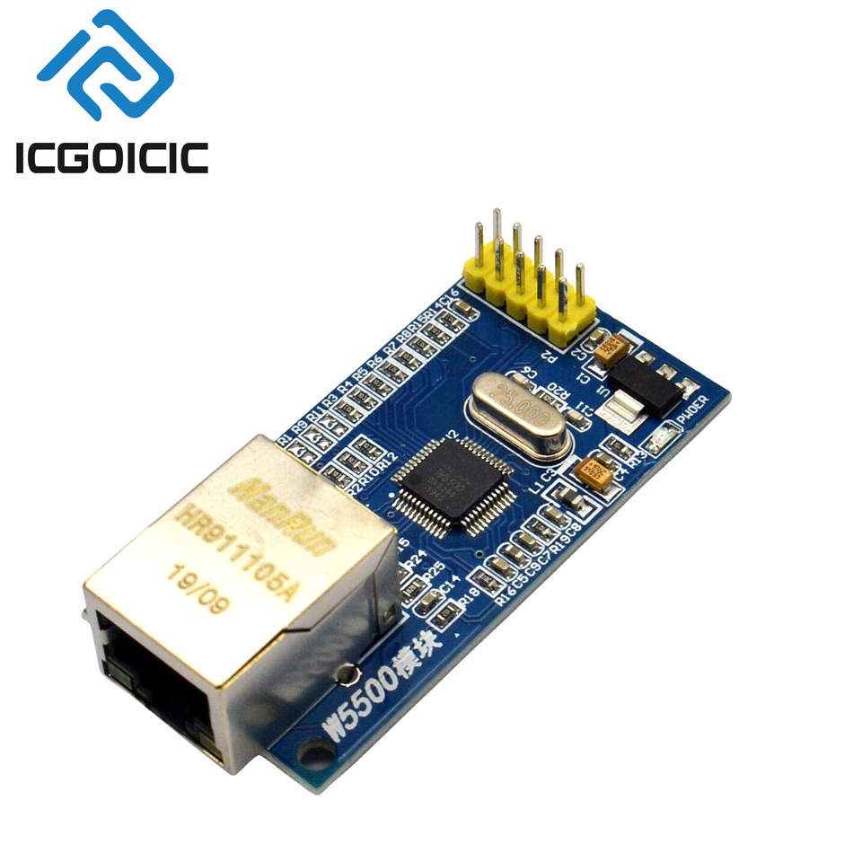 Ethernet Module W5500 - W5500 Ethernet-module – Bedrade TCP/IP, 32