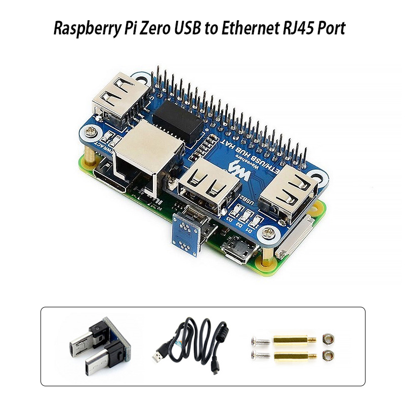 Pi Zero W Board - Raspberry Pi USB naar Ethernet RJ45