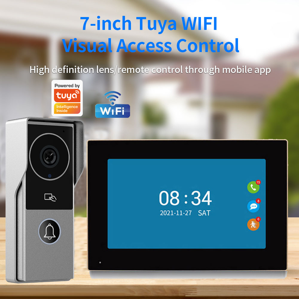Smart Doorbell Wired - Wifi Video Deurbelsysteem 1080P Visuele Deurtelefoon