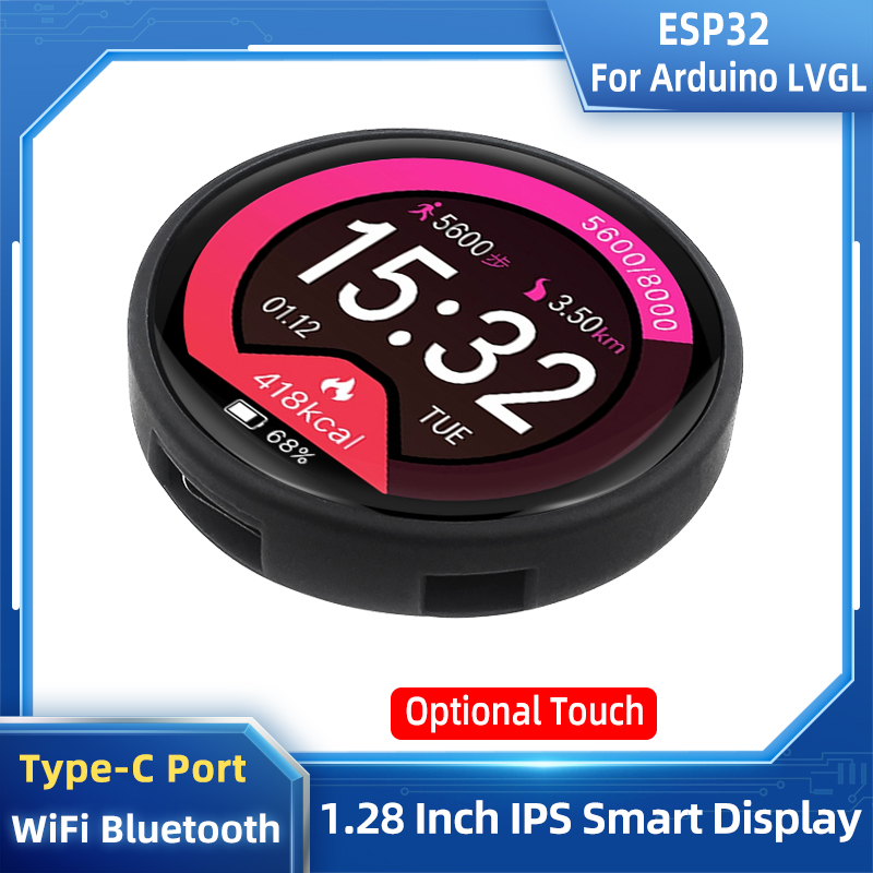 Home Automation Arduino - 1.28 Inch Ips Smart Display Esp32
