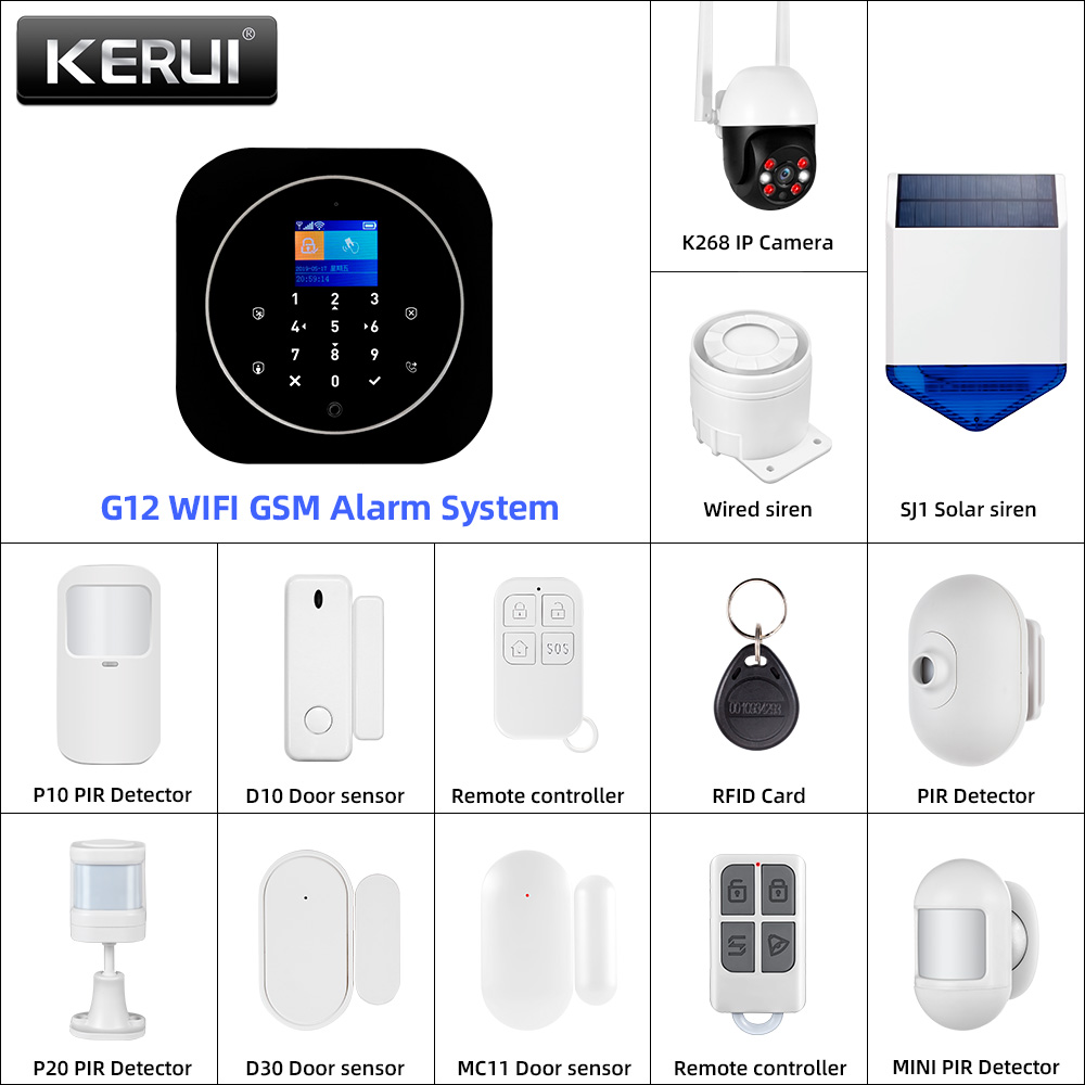 KERUI G12 2G Wifi Draadloos Al - Home Automation Diy recensie en prijs