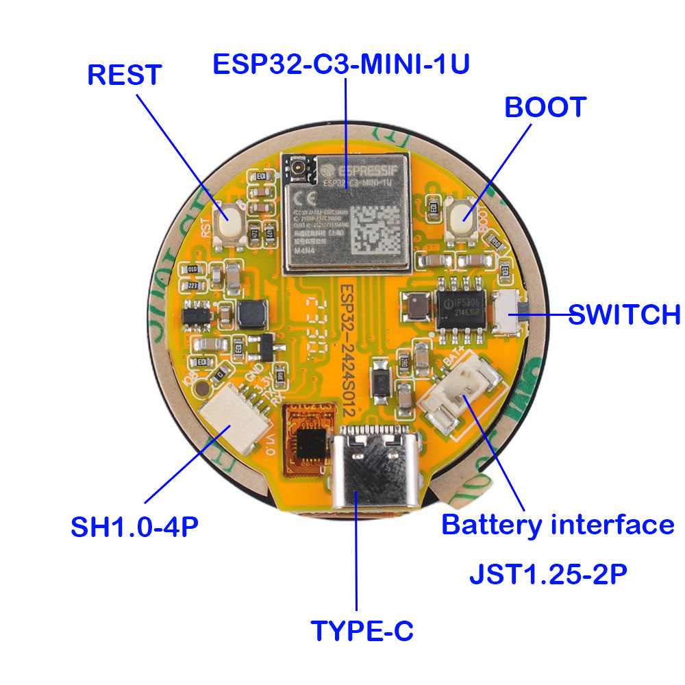 Esp32 Display 1.28 Inch ESP32- - Home Automation Arduino recensie en prijs