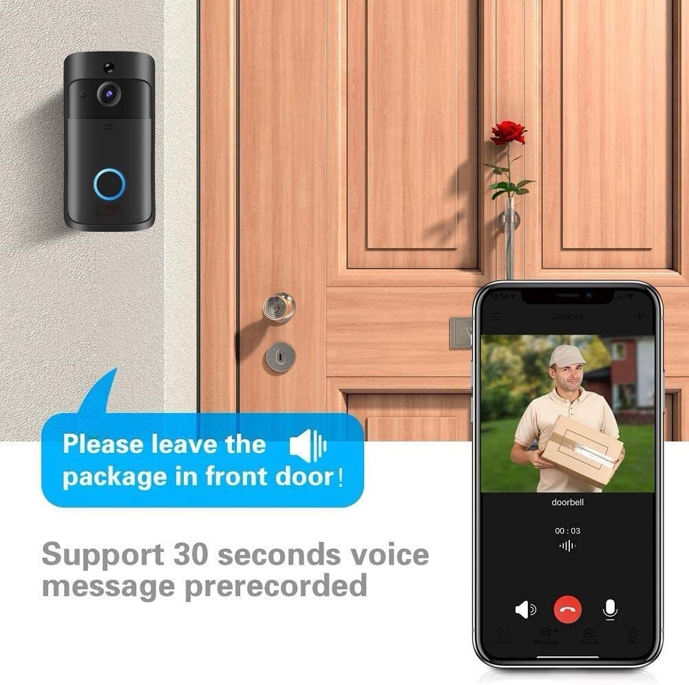 Videodeurbelcamera HD WiFi-deu - Smart Doorbell Wired recensie en prijs
