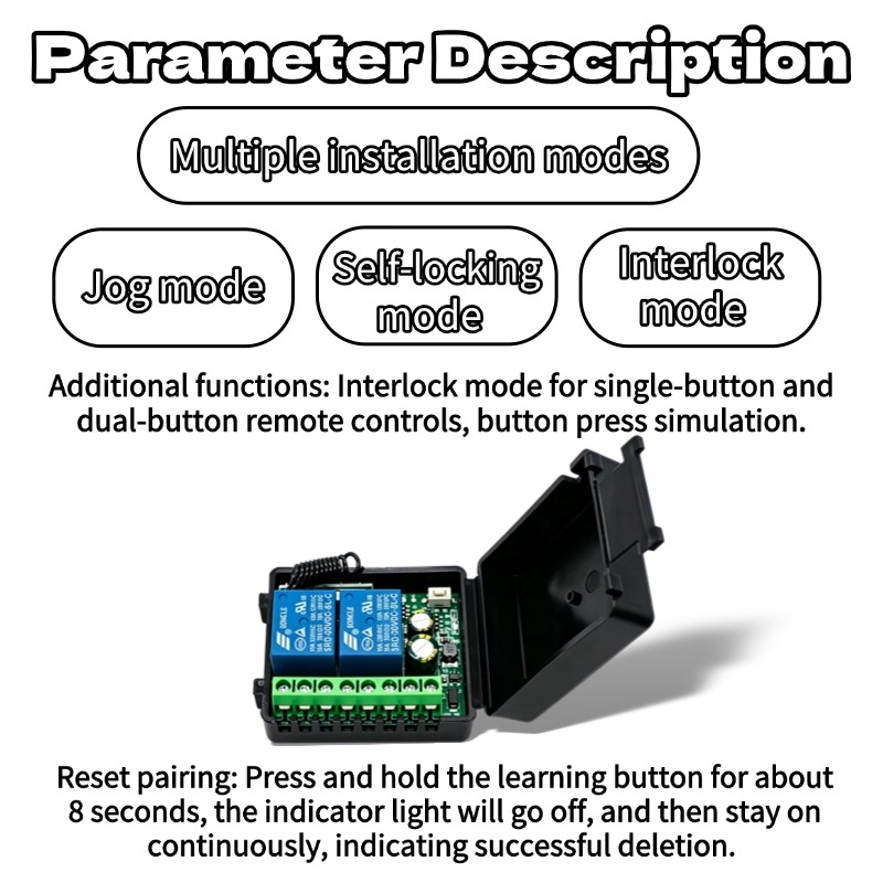 433.92Mhz DC 9-30V 12V 24V10A  - 433Mhz Receiver Module recensie en prijs