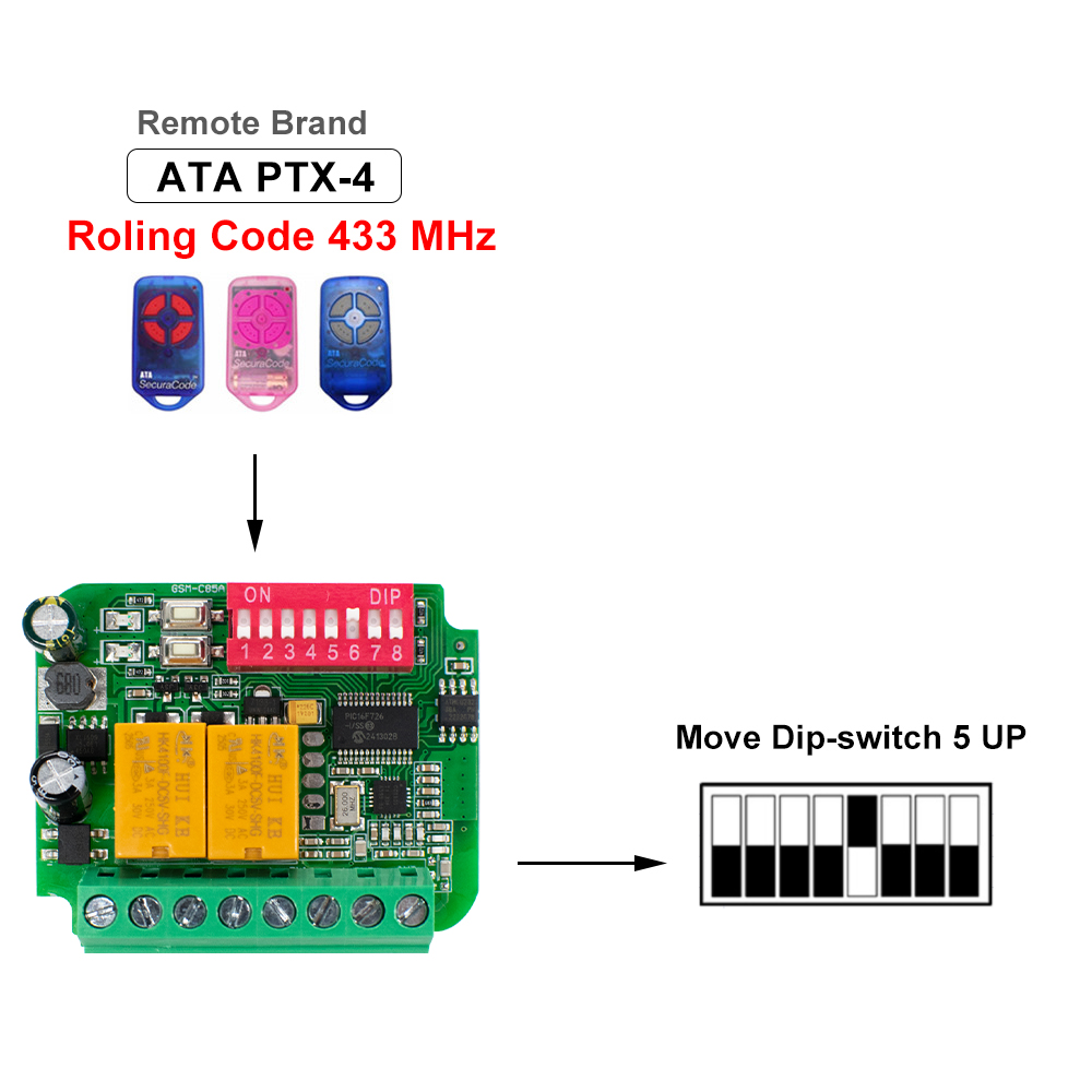 1-10 Stuks Universele Garage O - 433Mhz Receiver Module recensie en prijs