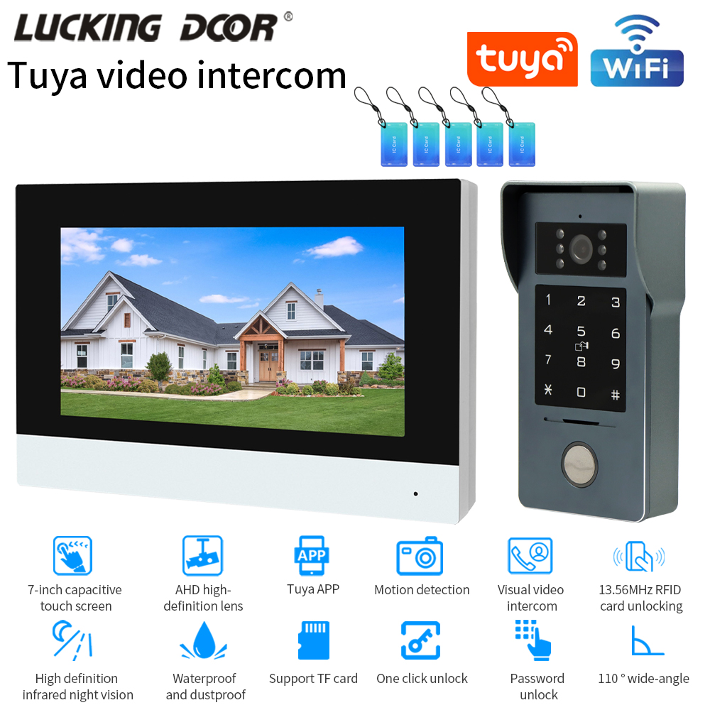 Tuya Wifi 7/10 Inch Video Inte - Smart Doorbell Wired recensie en prijs