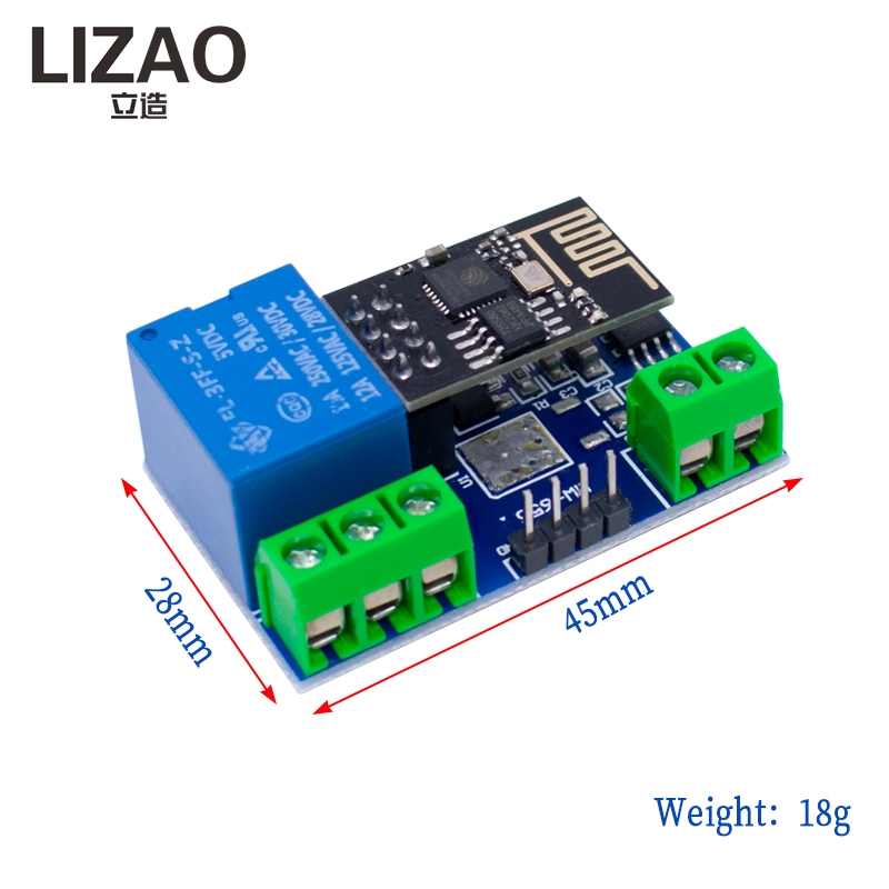 LIZAO ESP8266 5V WiFi IoT-rela - Diy Automation Projects recensie en prijs