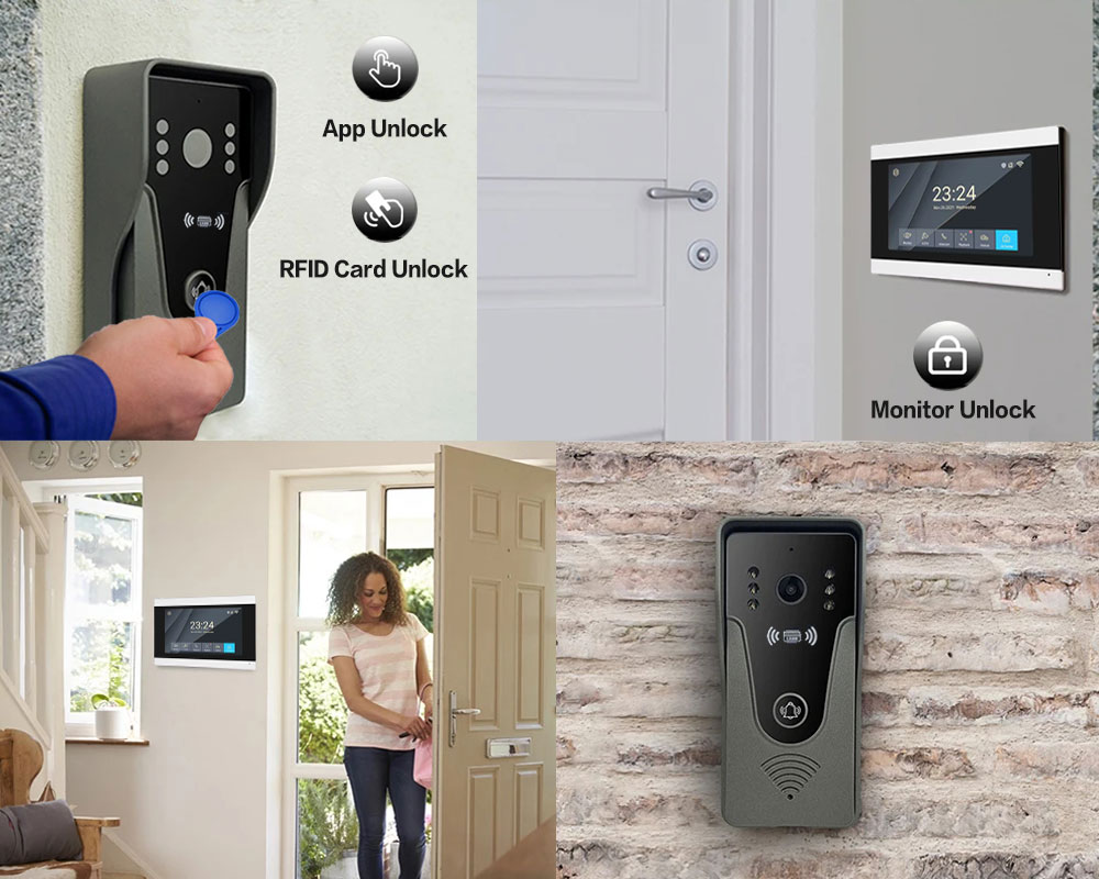 Tuya 1080P 7 inch kleurenaanra - Smart Doorbell Wired recensie en prijs